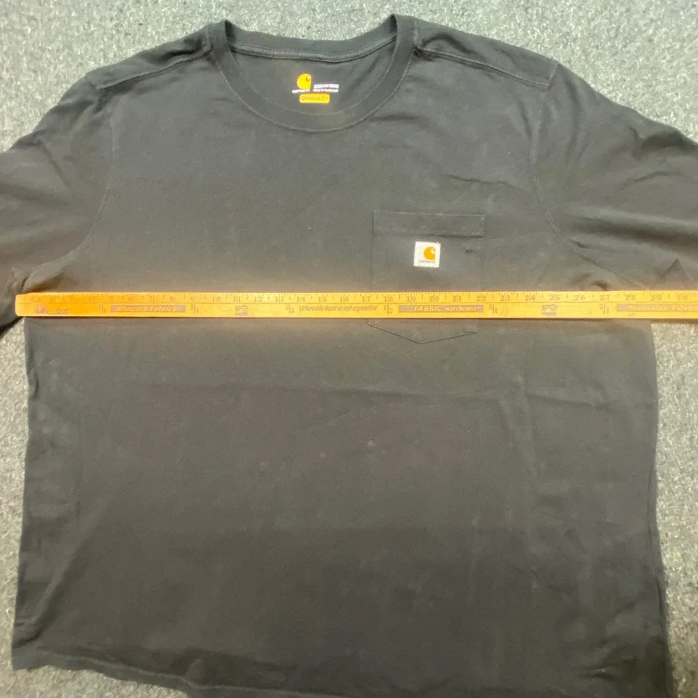 Carhartt‎ Pocket TShirt Sz 3X Womens Black Workwear Streetwear Long Sleeve Tee